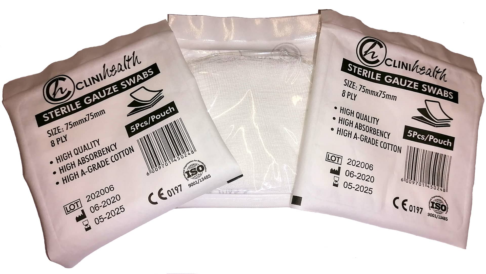 Sterile Gauze Pack of 5 - Clinihealth